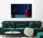 Blue and Red by Peter Morneau on GIANT ART - blue photo art