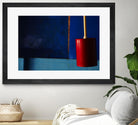 Blue and Red by Peter Morneau on GIANT ART - blue photo art