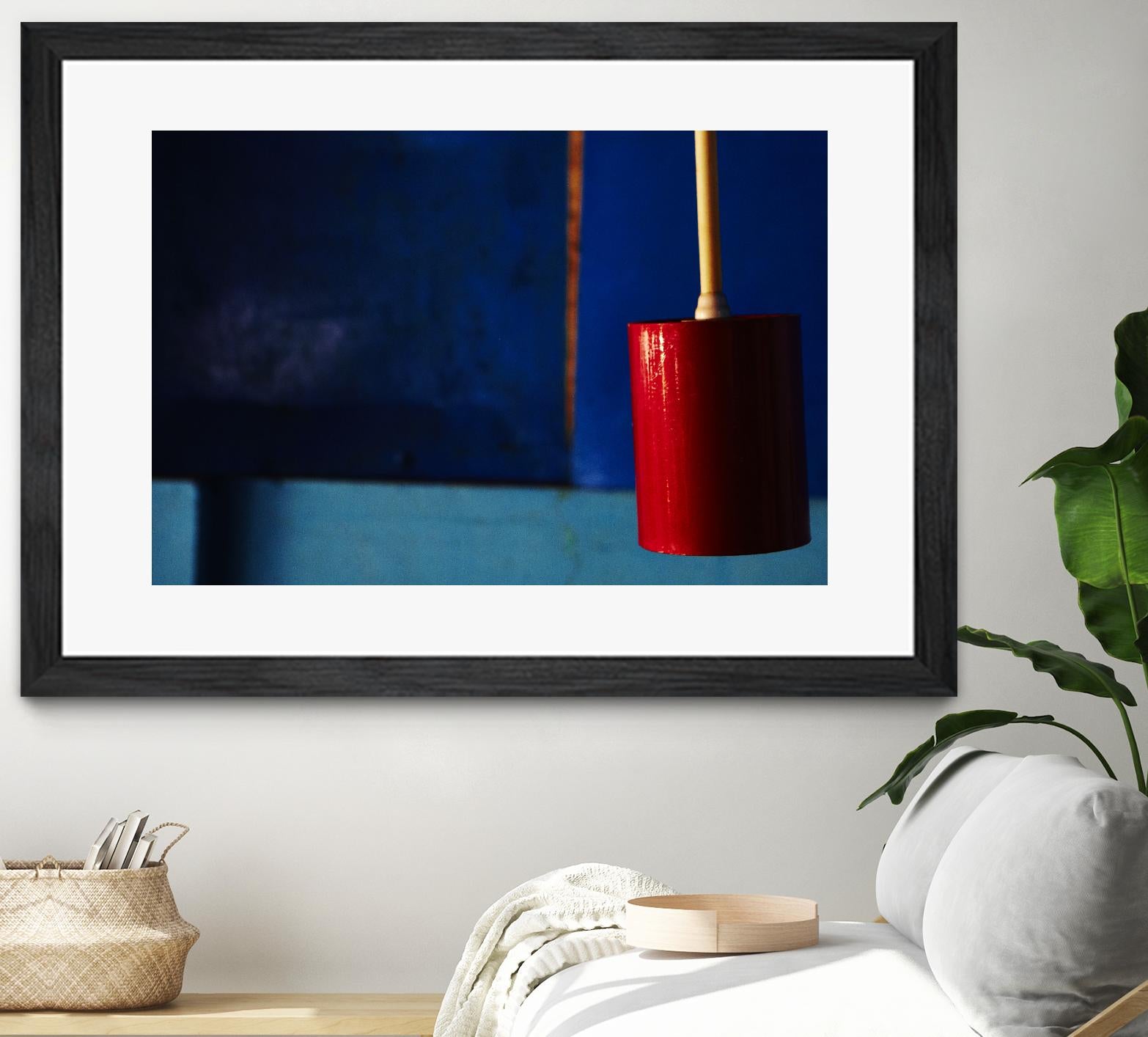 Blue and Red by Peter Morneau on GIANT ART - blue photo art