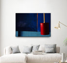 Blue and Red by Peter Morneau on GIANT ART - blue photo art