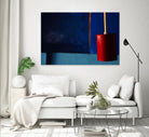 Blue and Red by Peter Morneau on GIANT ART - blue photo art