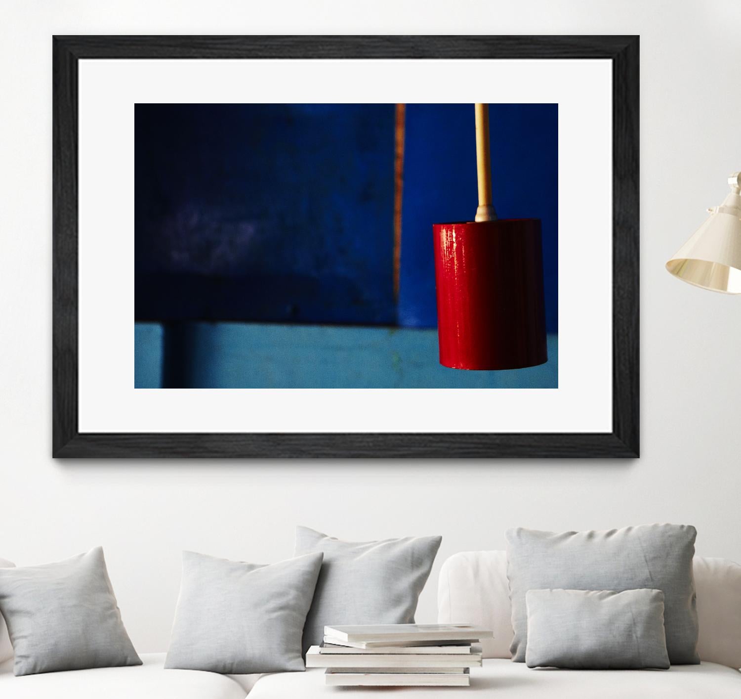 Blue and Red by Peter Morneau on GIANT ART - blue photo art