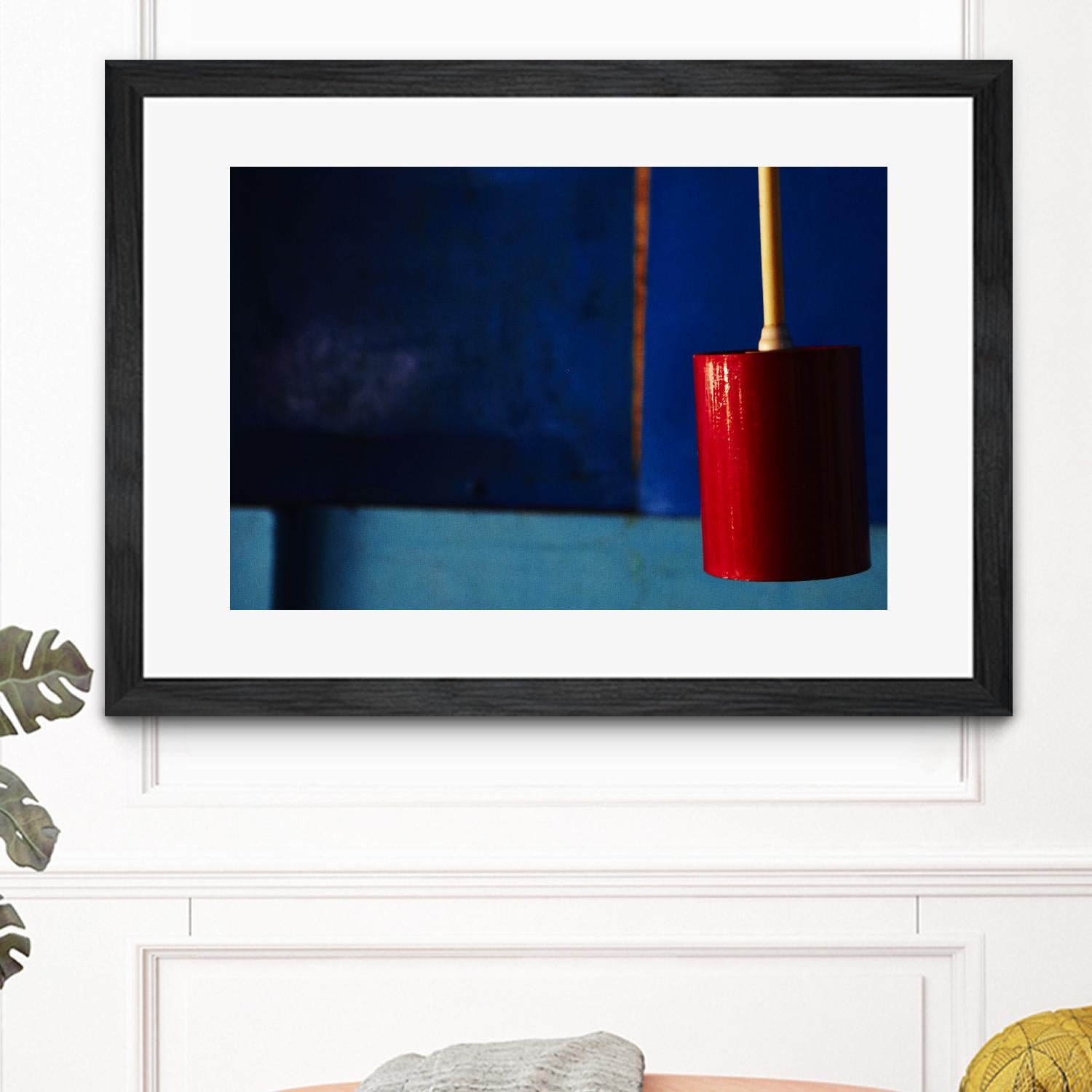Blue and Red by Peter Morneau on GIANT ART - blue photo art