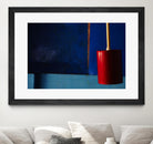 Blue and Red by Peter Morneau on GIANT ART - blue photo art