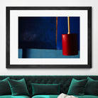 Blue and Red by Peter Morneau on GIANT ART - blue photo art