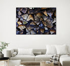 Wood I by Peter Morneau on GIANT ART - blue photo art