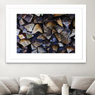 Wood I by Peter Morneau on GIANT ART - blue photo art