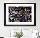 Wood I by Peter Morneau on GIANT ART - blue photo art