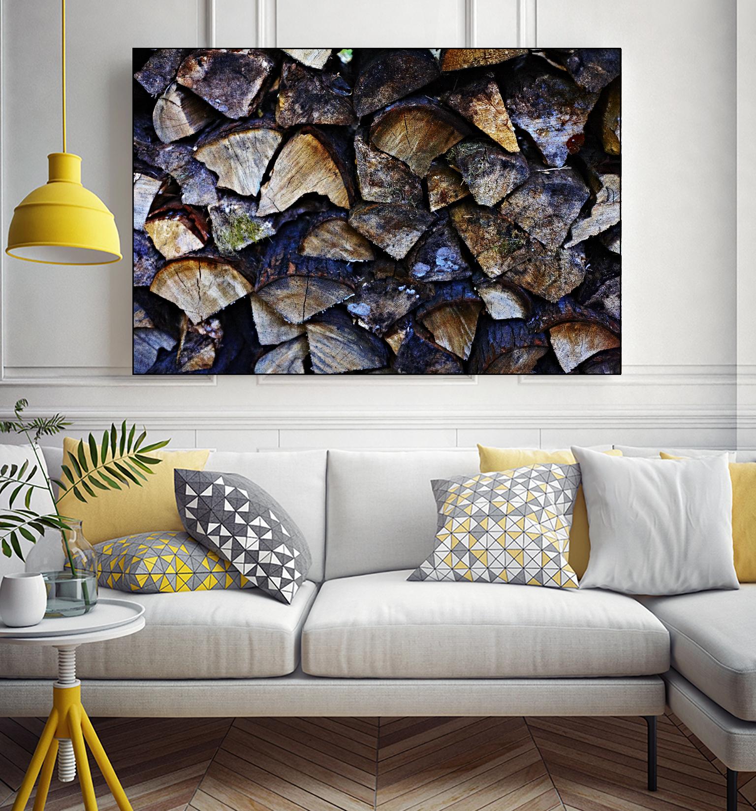 Wood I by Peter Morneau on GIANT ART - blue photo art