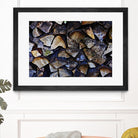 Wood I by Peter Morneau on GIANT ART - blue photo art