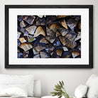 Wood I by Peter Morneau on GIANT ART - blue photo art