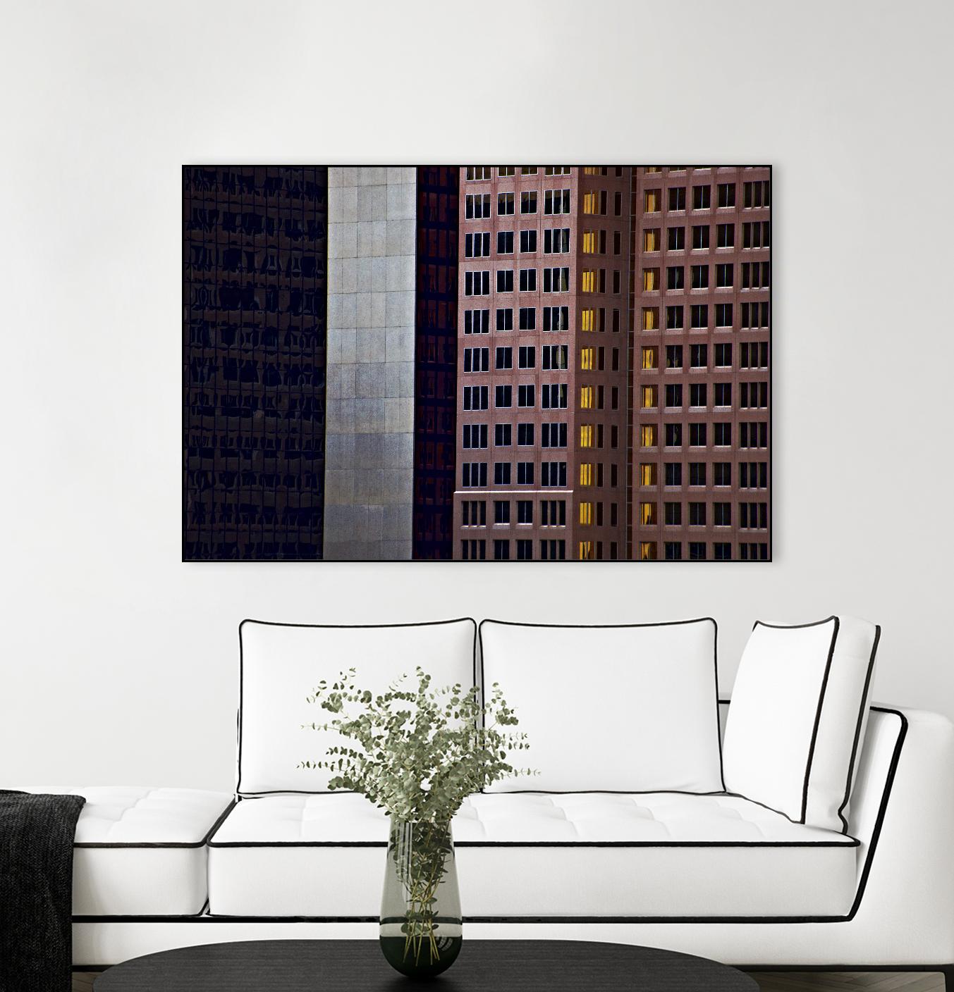 Buildings X by Peter Morneau on GIANT ART - grey photo art