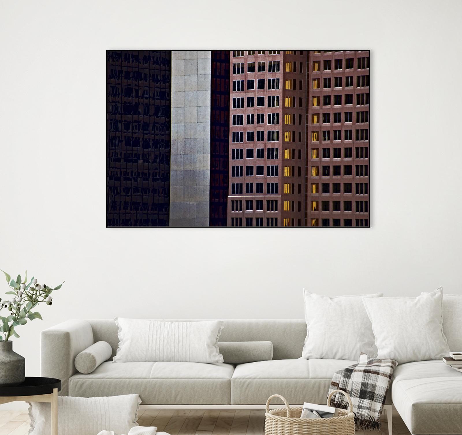Buildings X by Peter Morneau on GIANT ART - grey photo art