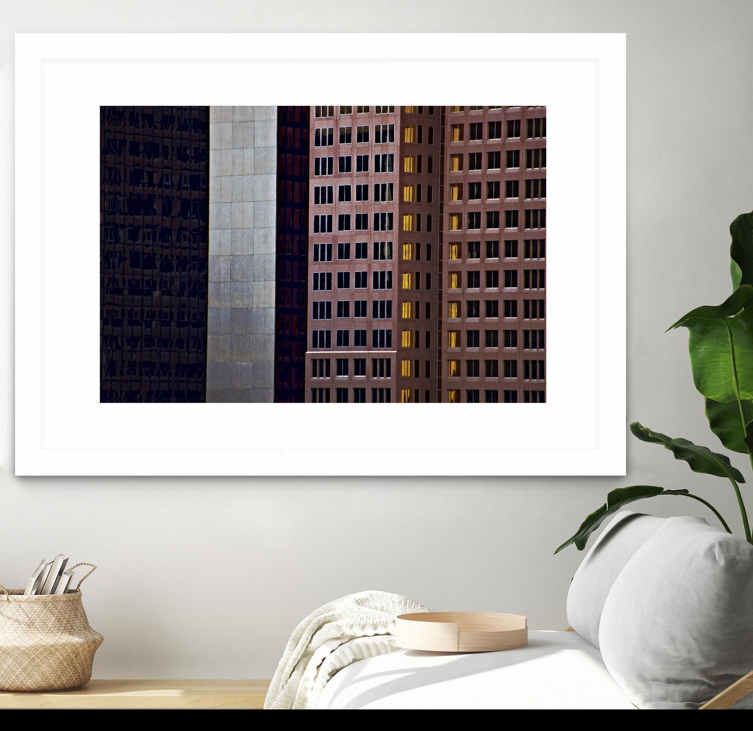 Buildings X by Peter Morneau on GIANT ART - grey photo art