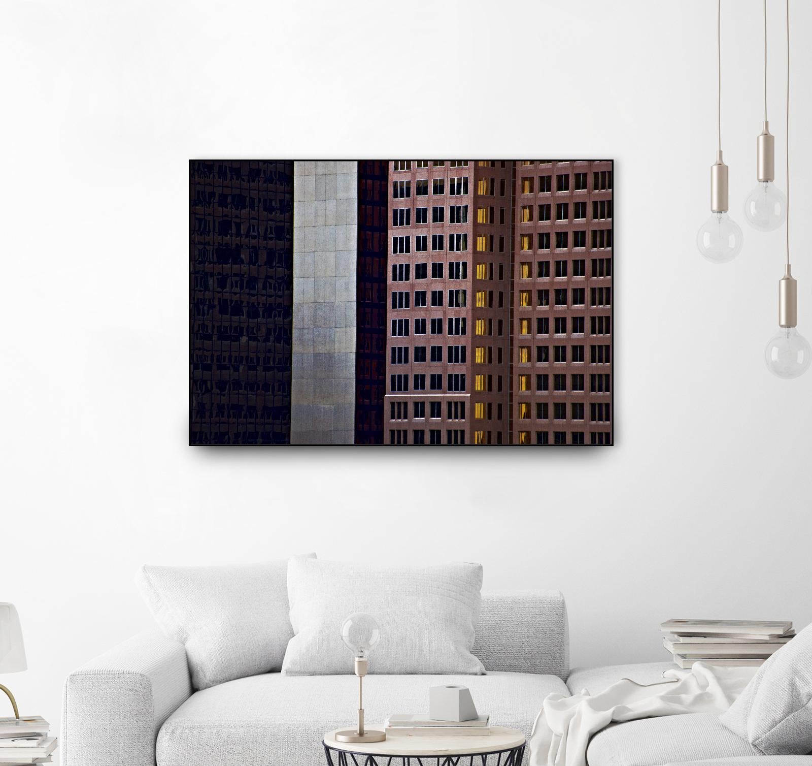 Buildings X by Peter Morneau on GIANT ART - grey photo art