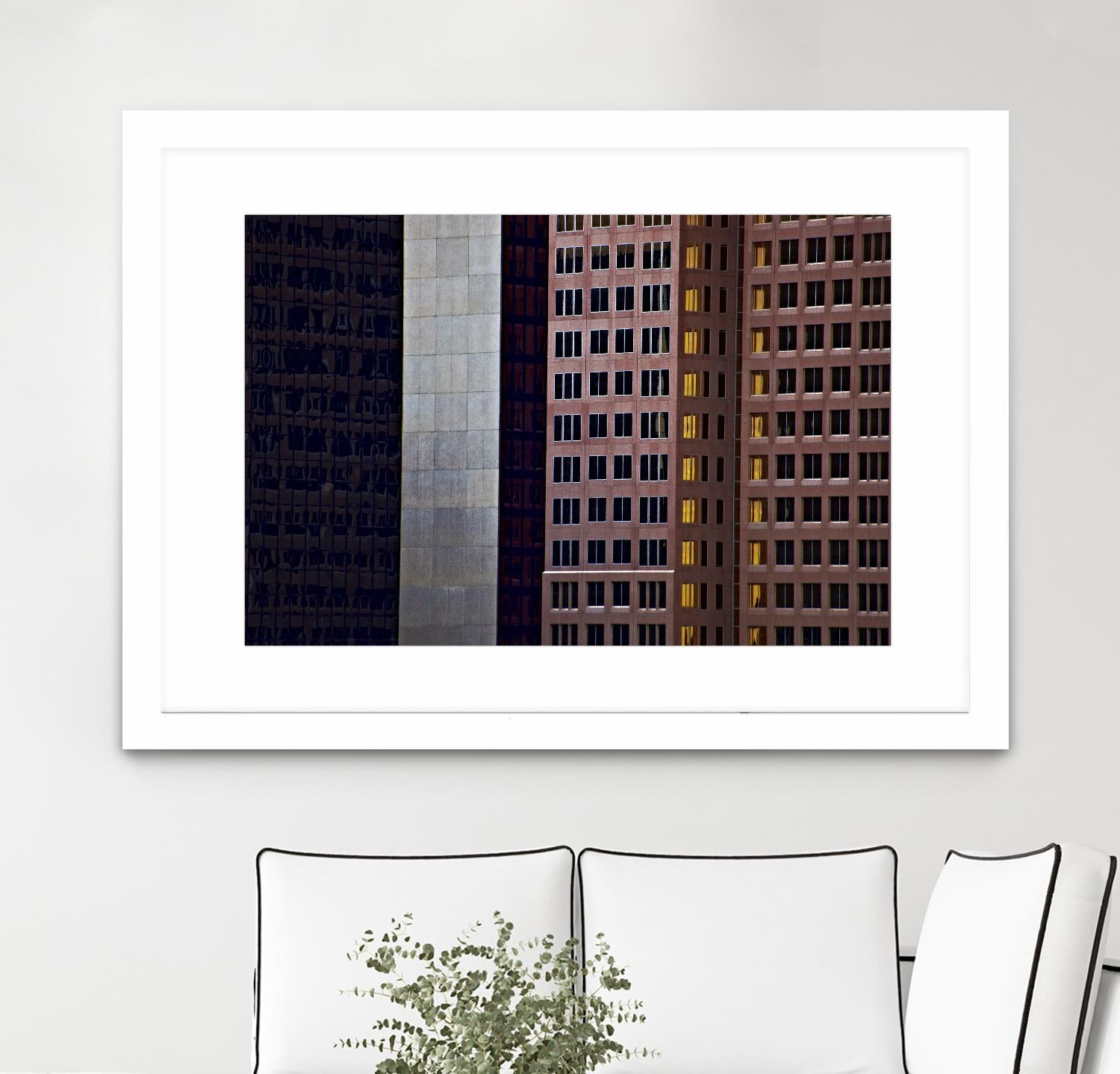 Buildings X by Peter Morneau on GIANT ART - grey photo art