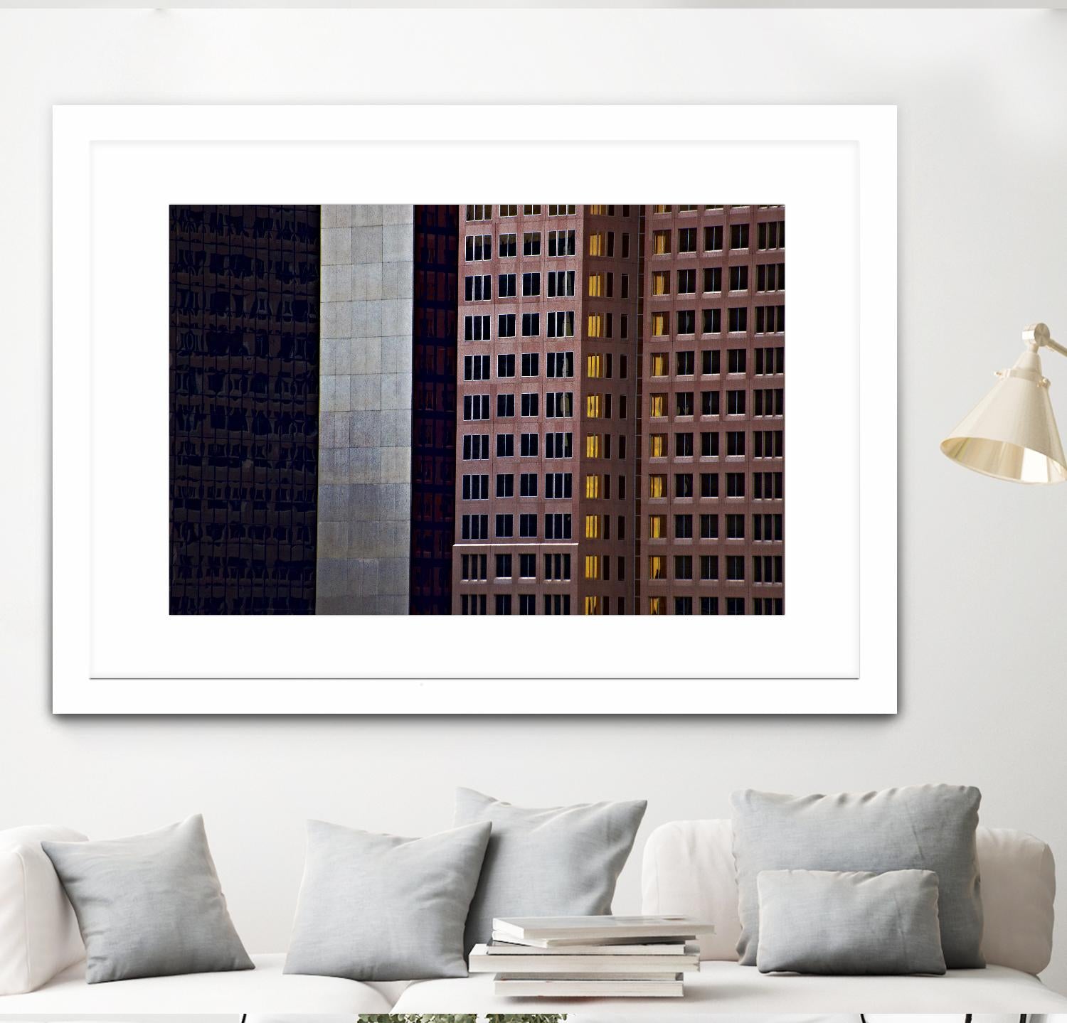 Buildings X by Peter Morneau on GIANT ART - grey photo art