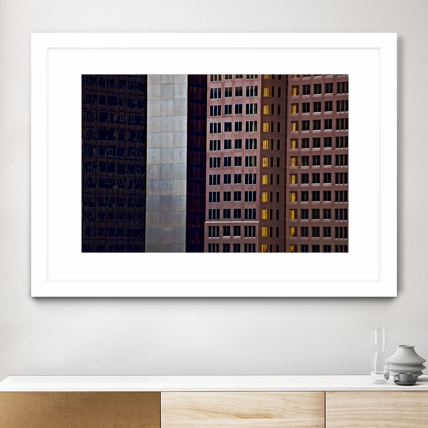 Buildings X by Peter Morneau on GIANT ART - grey photo art