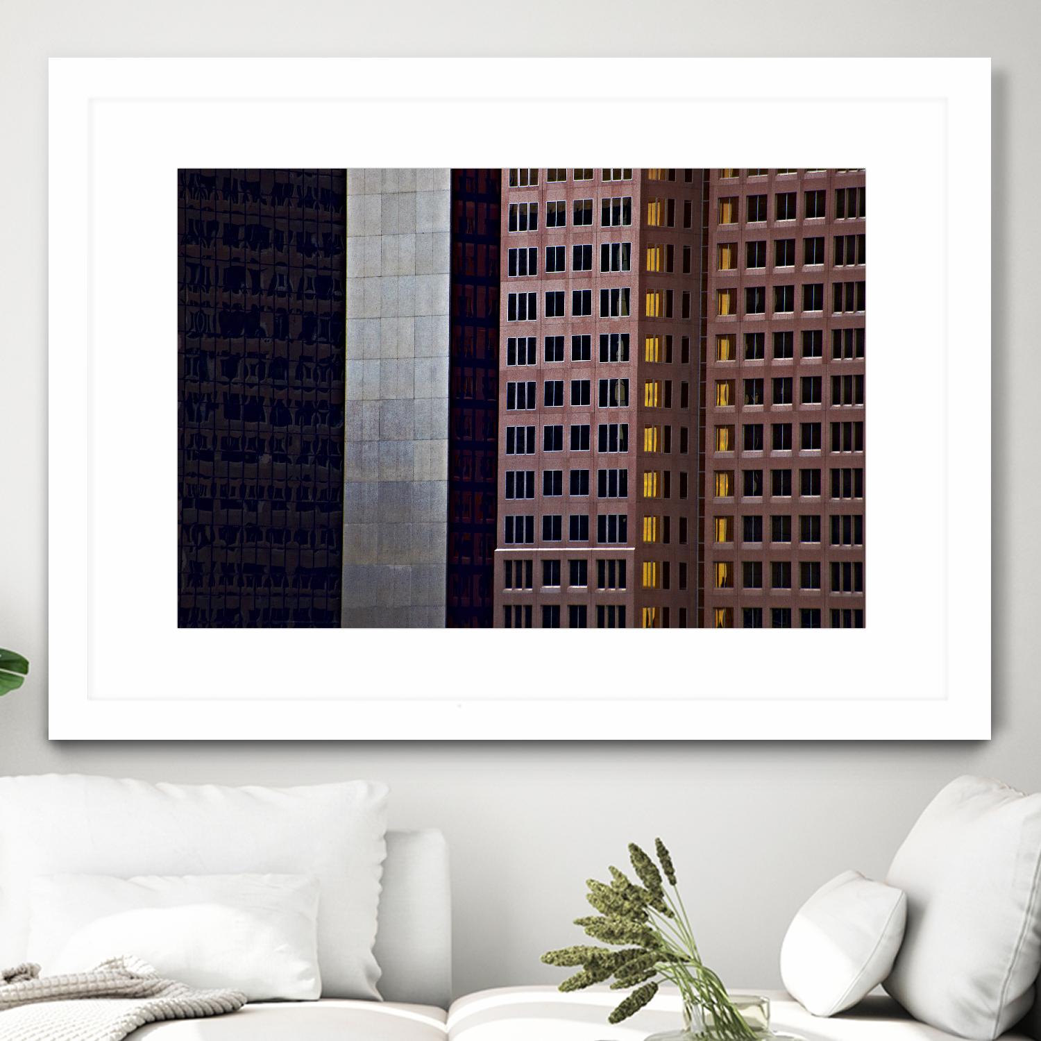 Buildings X by Peter Morneau on GIANT ART - grey photo art