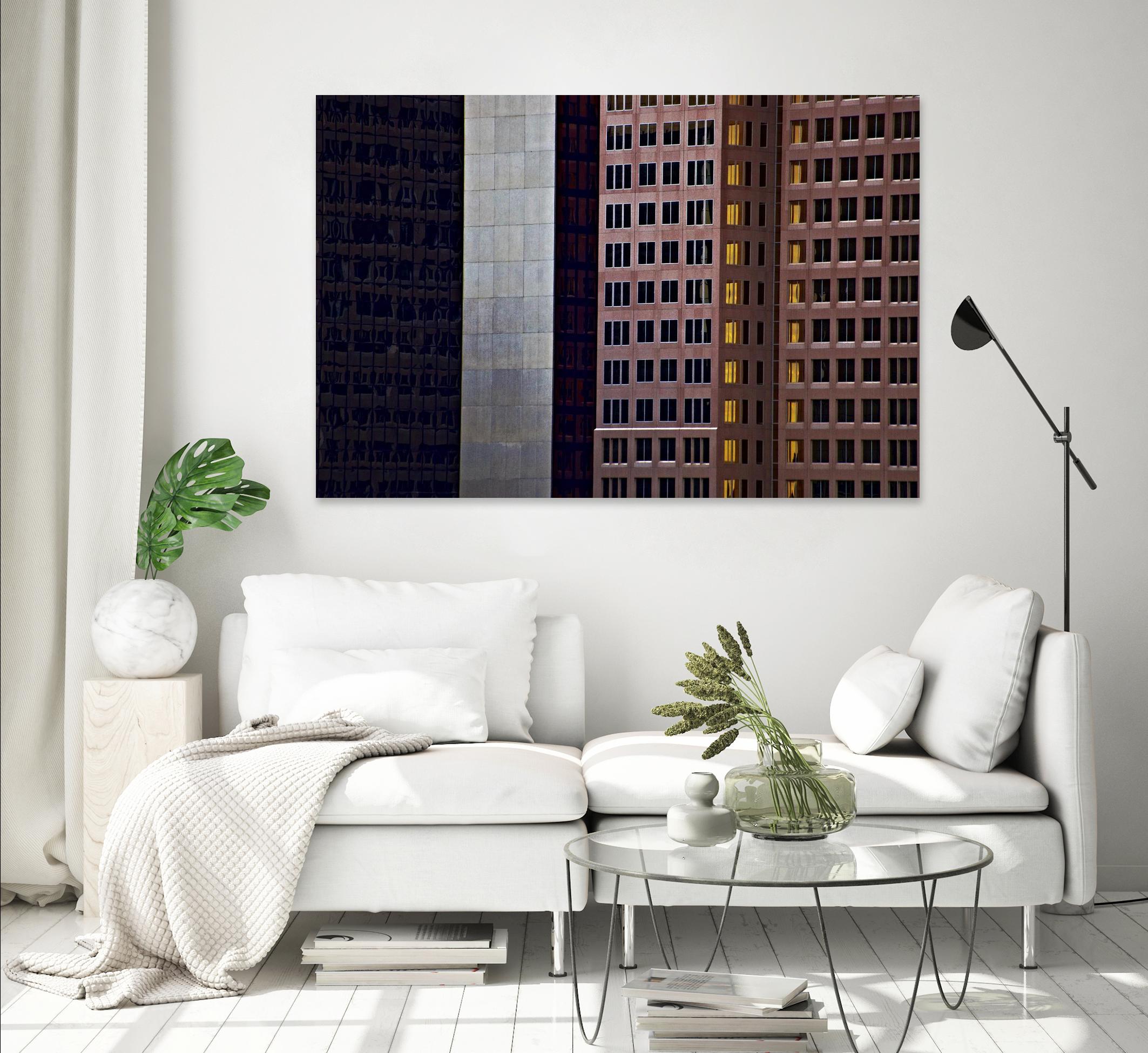 Buildings X by Peter Morneau on GIANT ART - grey photo art