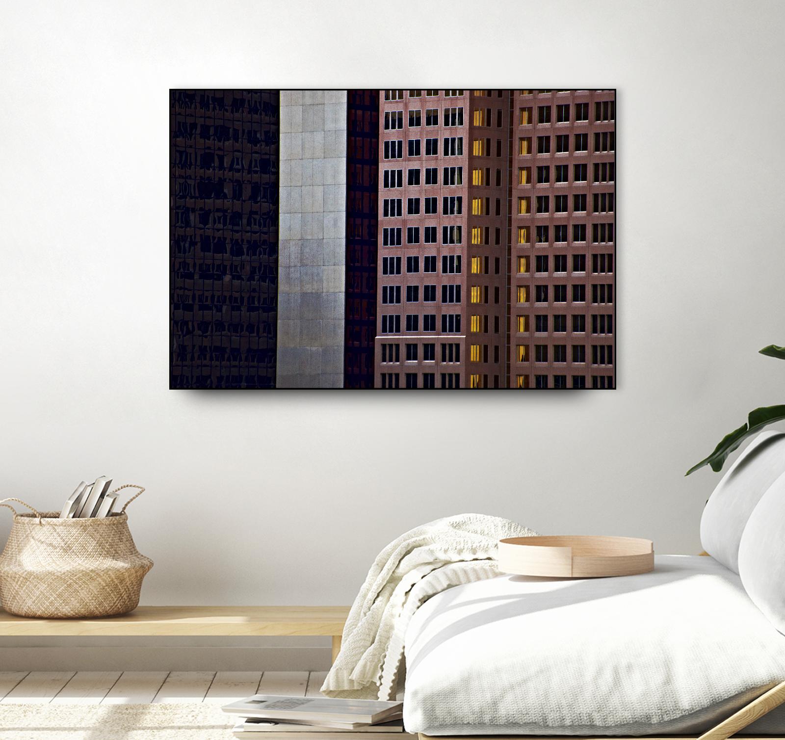 Buildings X by Peter Morneau on GIANT ART - grey photo art