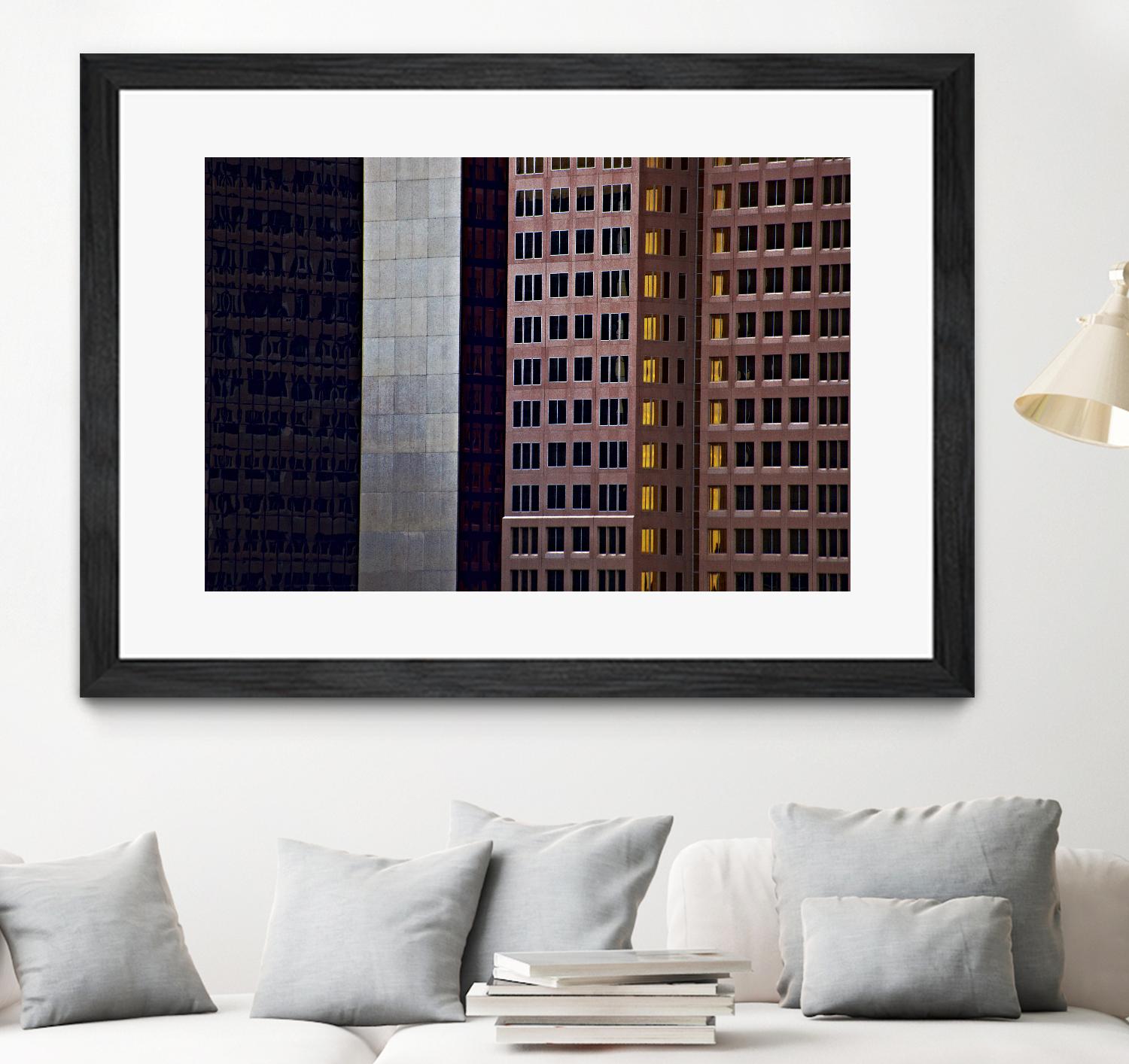 Buildings X by Peter Morneau on GIANT ART - grey photo art