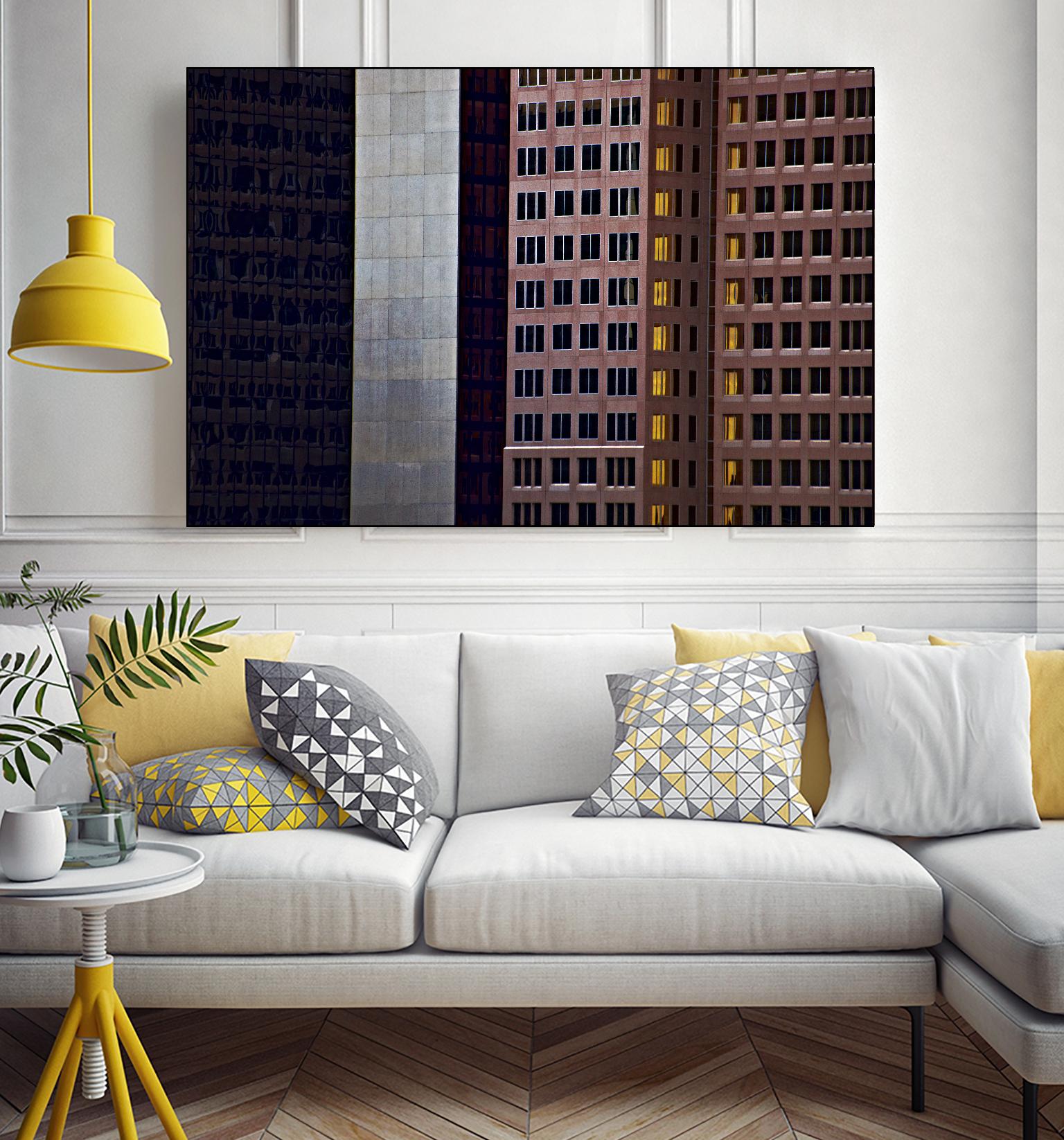 Buildings X by Peter Morneau on GIANT ART - grey photo art