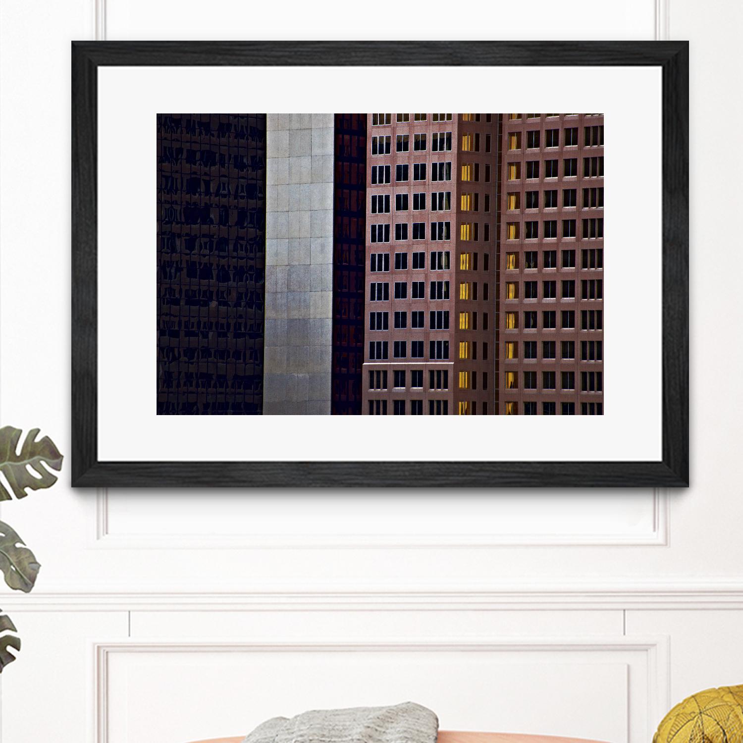 Buildings X by Peter Morneau on GIANT ART - grey photo art