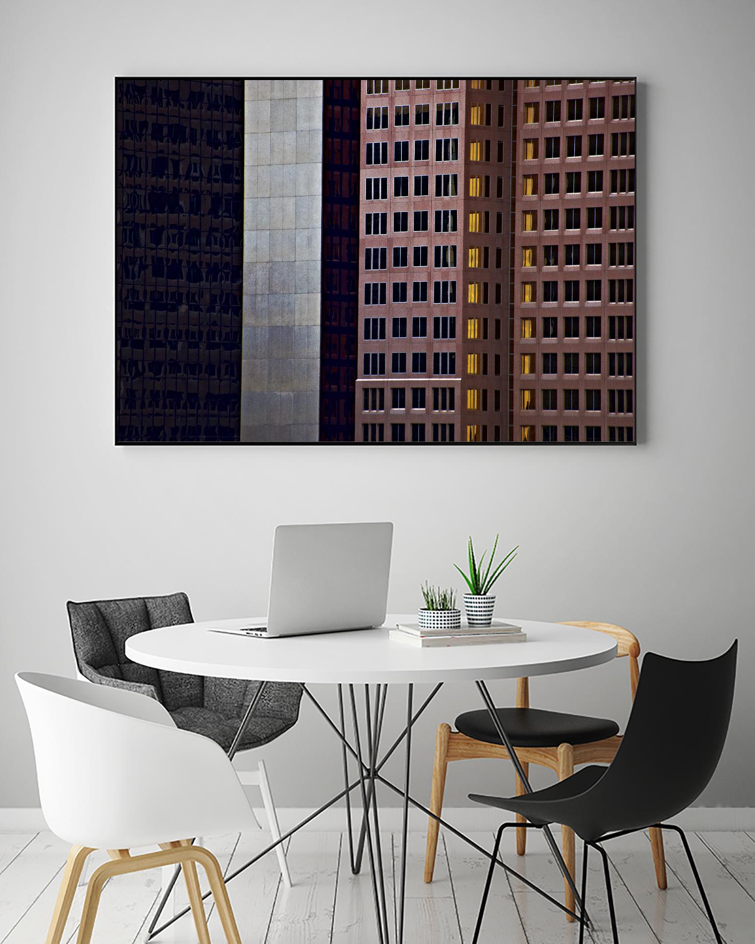 Buildings X by Peter Morneau on GIANT ART - grey photo art