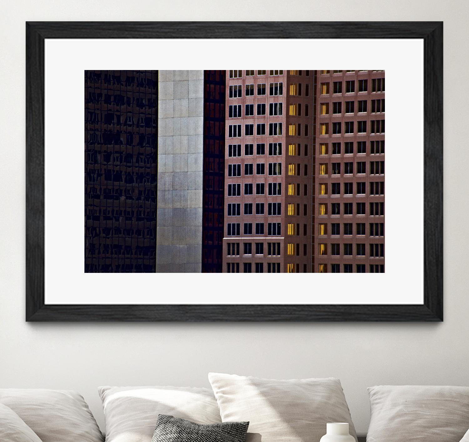 Buildings X by Peter Morneau on GIANT ART - grey photo art