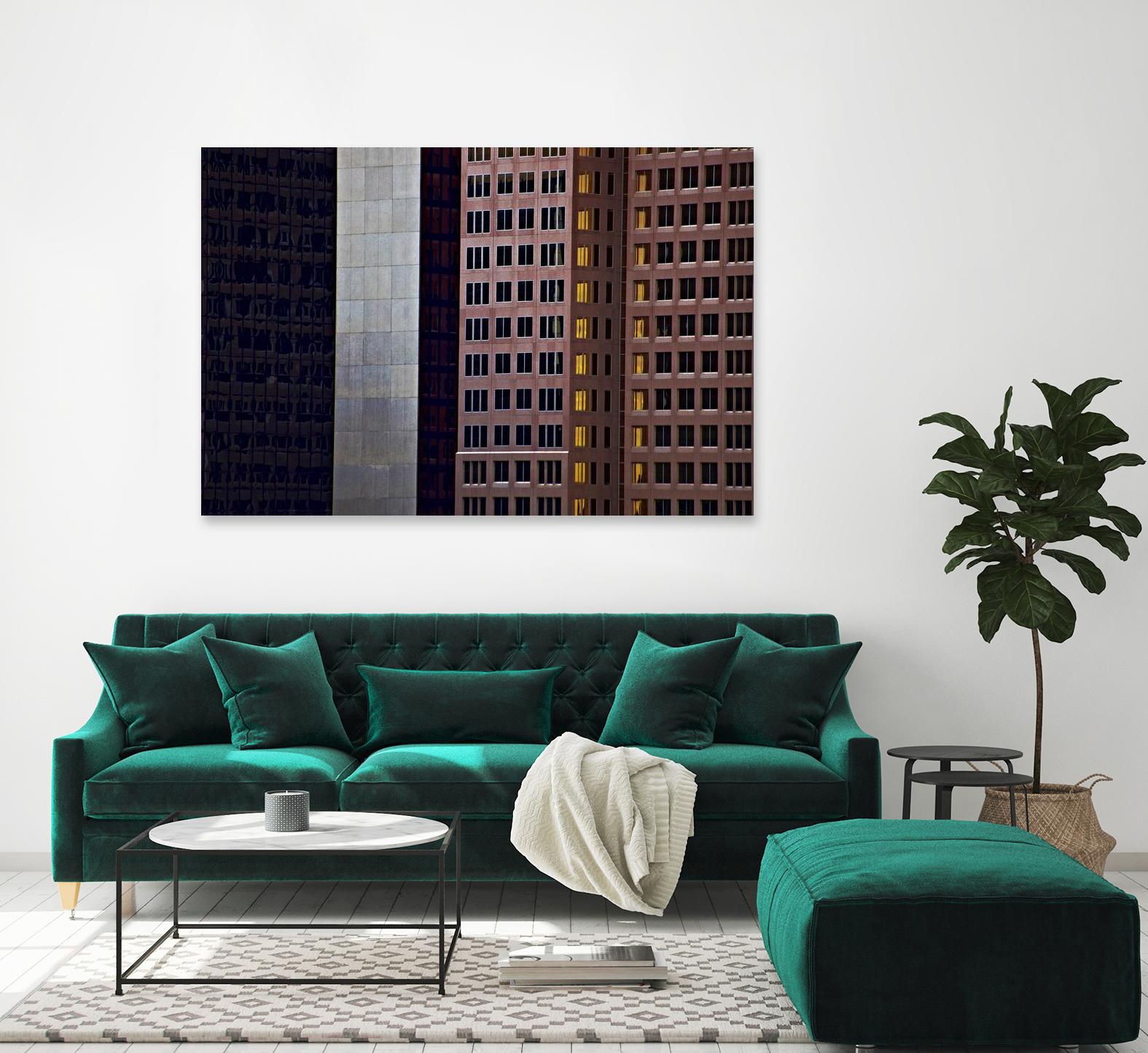 Buildings X by Peter Morneau on GIANT ART - grey photo art