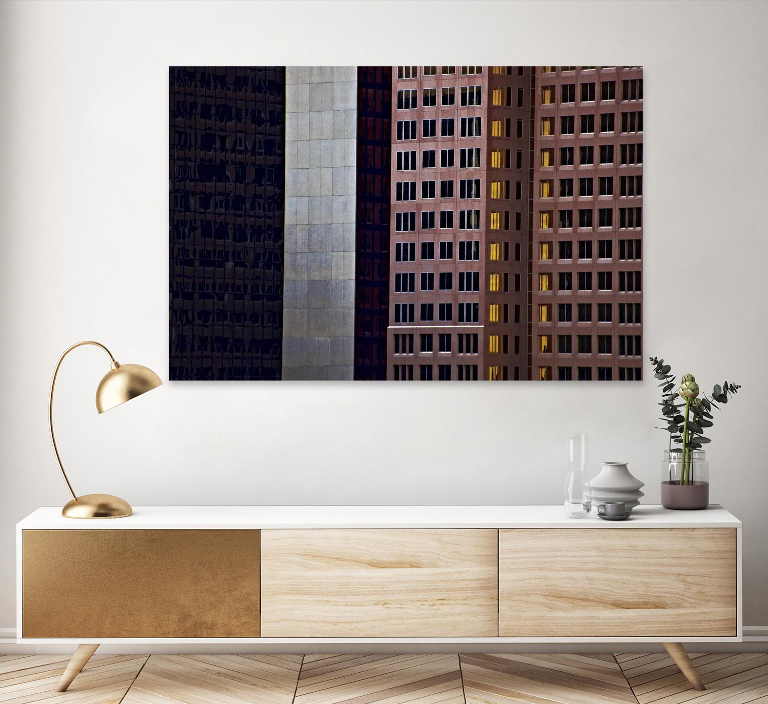 Buildings X by Peter Morneau on GIANT ART - grey photo art