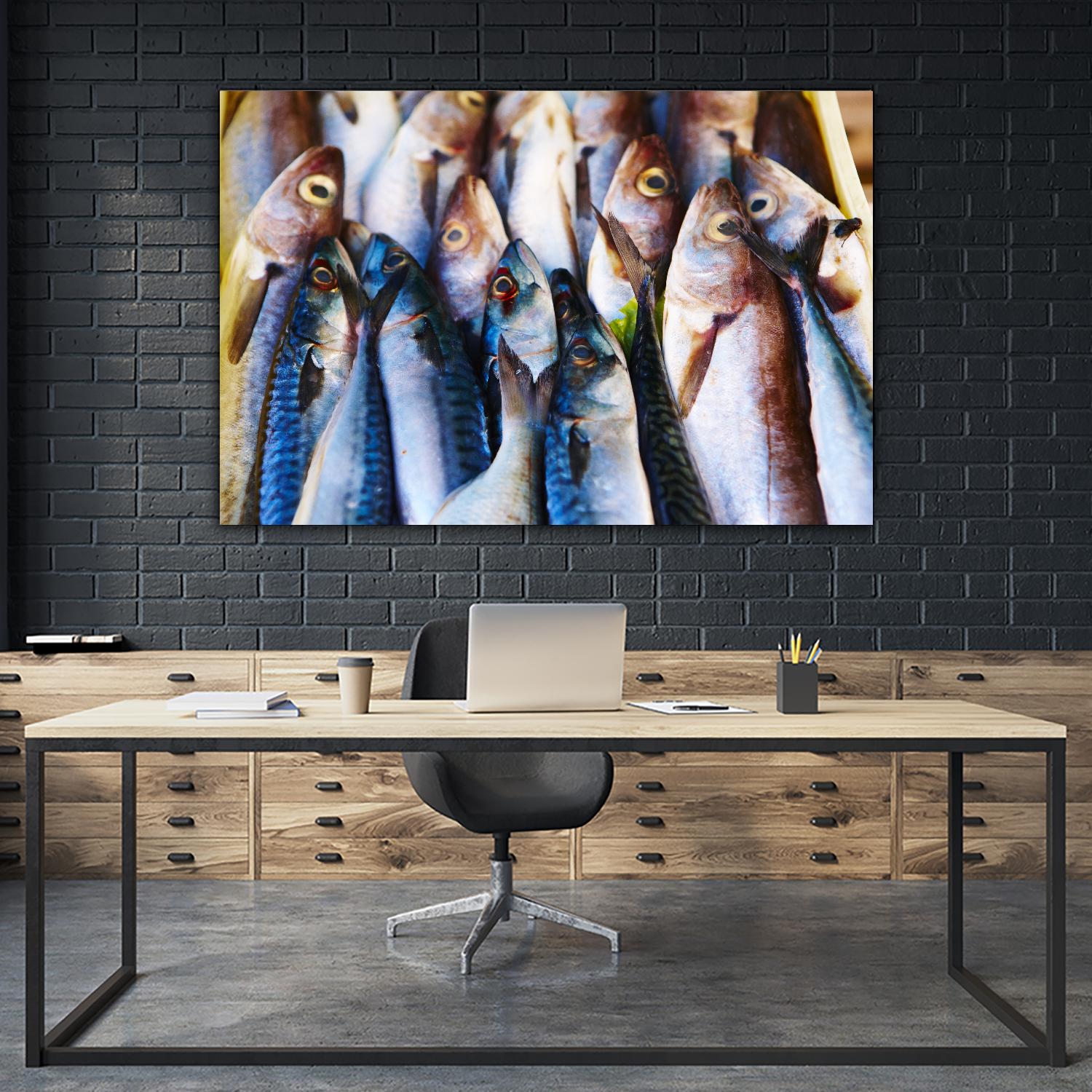 Fish V by Peter Morneau on GIANT ART - grey photo art