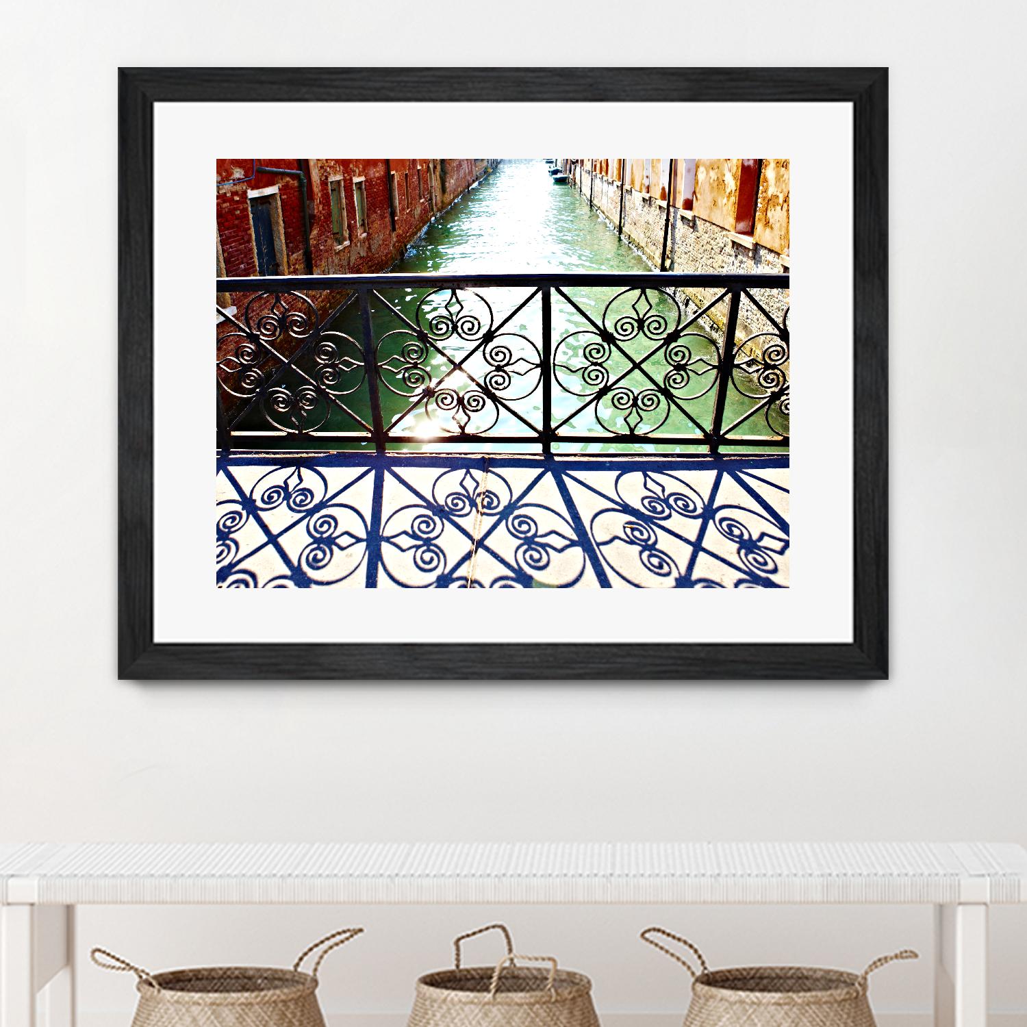 Bridge by Peter Morneau on GIANT ART - orange photo art