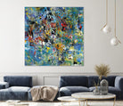 Carpe Diem 2 by Diane Lambin on GIANT ART - yellow abstract