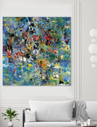 Carpe Diem 2 by Diane Lambin on GIANT ART - yellow abstract