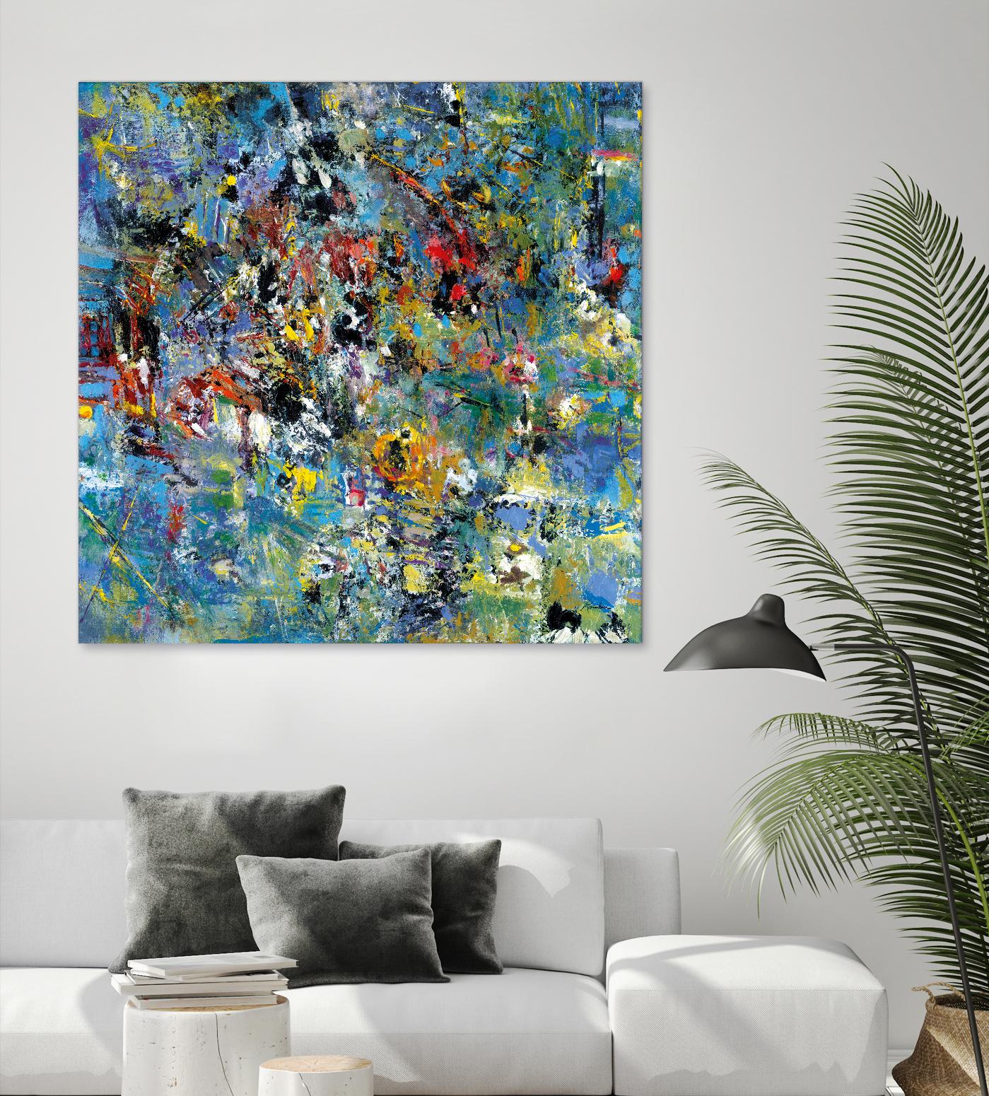 Carpe Diem 2 by Diane Lambin on GIANT ART - yellow abstract