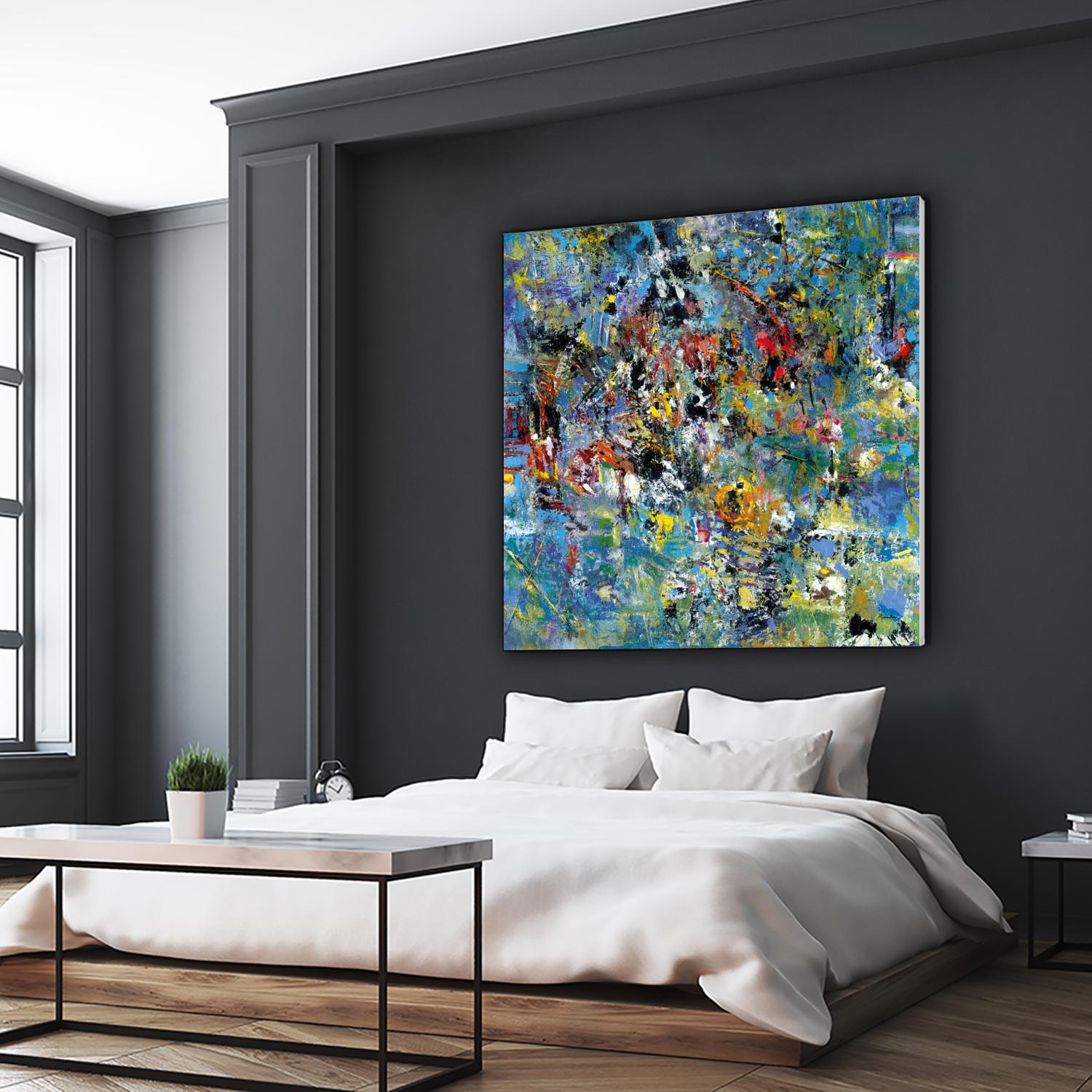 Carpe Diem 2 by Diane Lambin on GIANT ART - yellow abstract