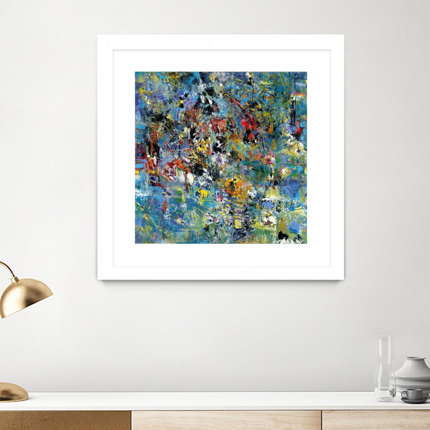 Carpe Diem 2 by Diane Lambin on GIANT ART - yellow abstract