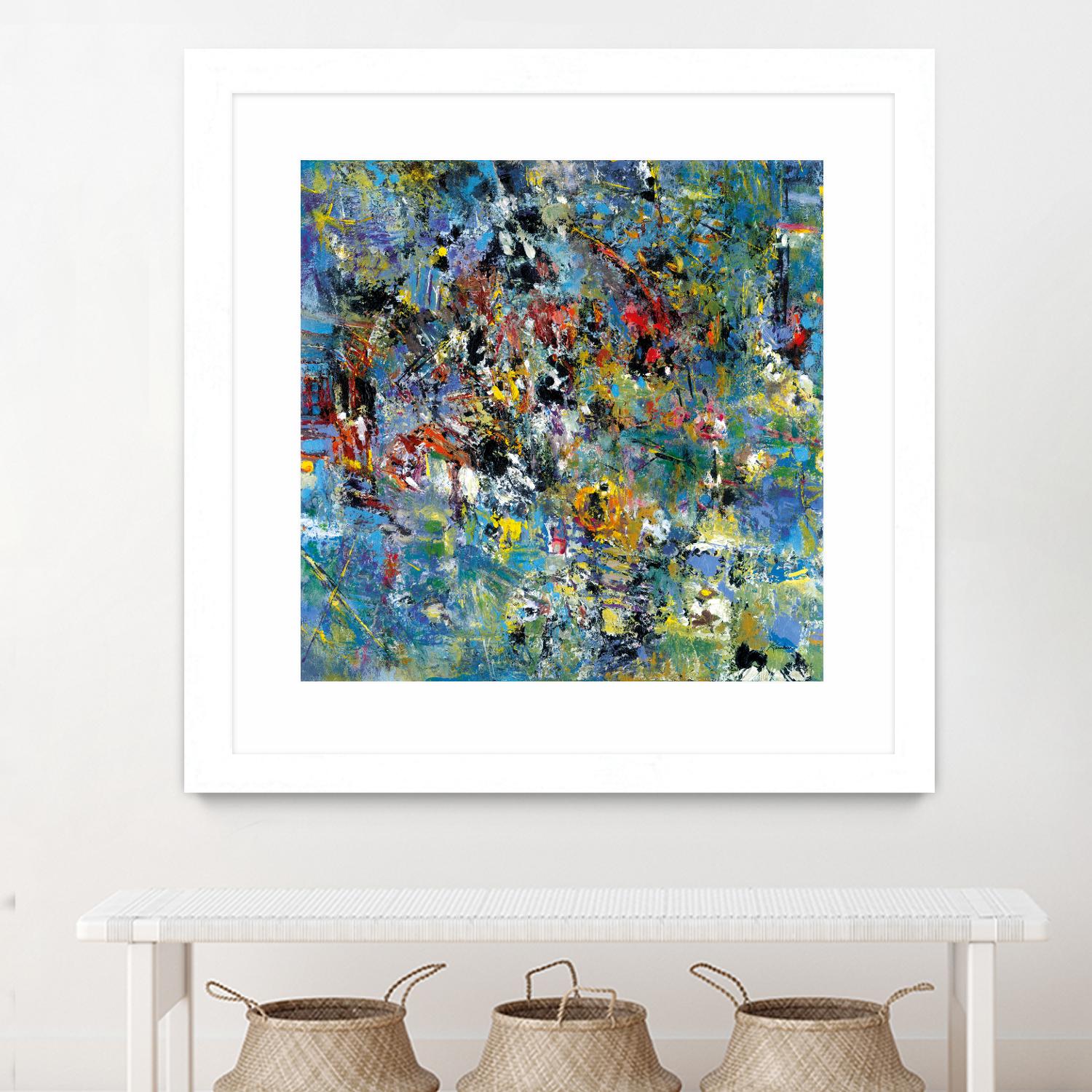 Carpe Diem 2 by Diane Lambin on GIANT ART - yellow abstract