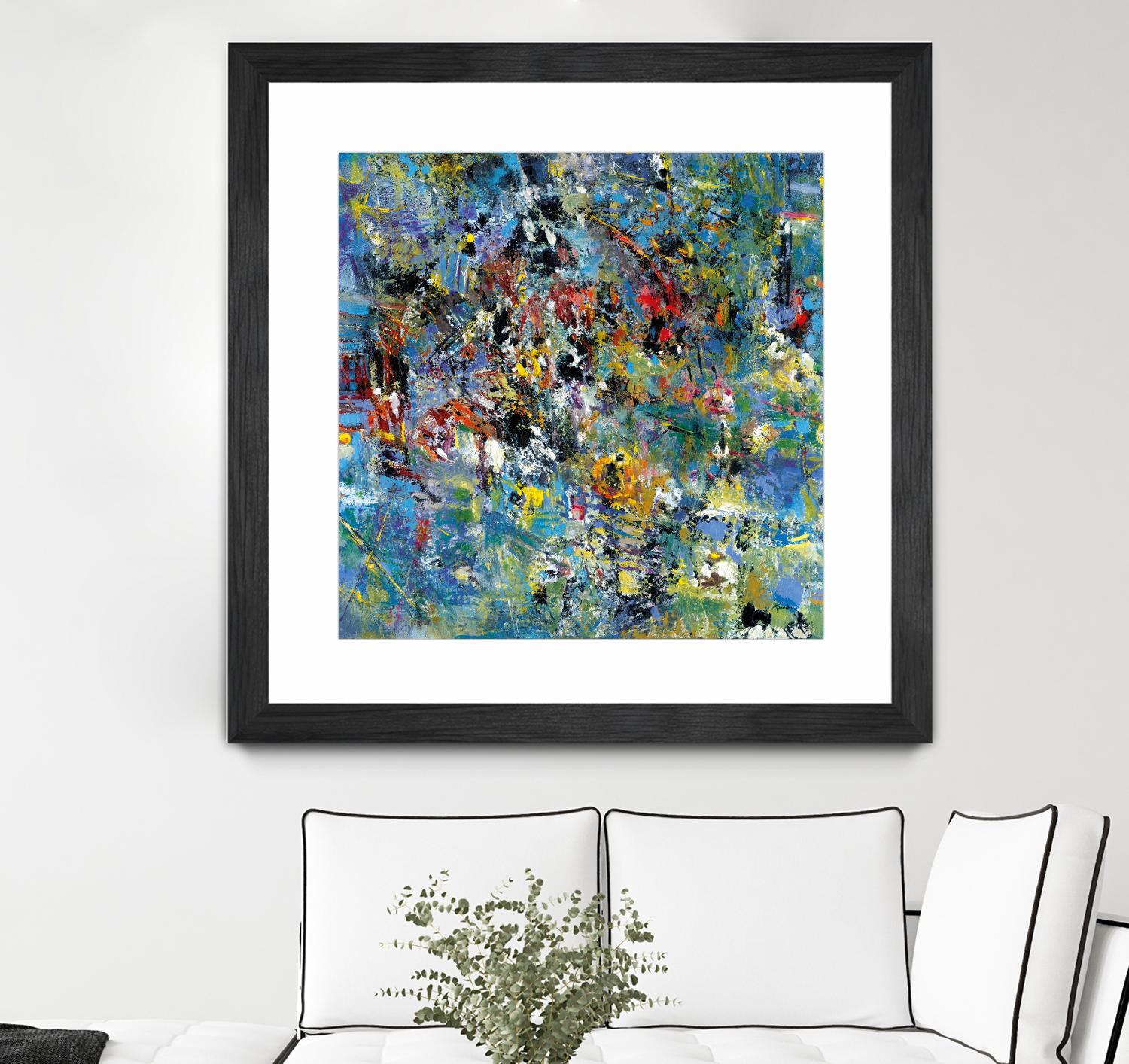 Carpe Diem 2 by Diane Lambin on GIANT ART - yellow abstract