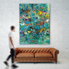 Carpe Diem 3 by Diane Lambin on GIANT ART - yellow abstract