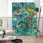 Carpe Diem 3 by Diane Lambin on GIANT ART - yellow abstract