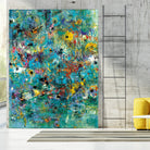 Carpe Diem 3 by Diane Lambin on GIANT ART - yellow abstract