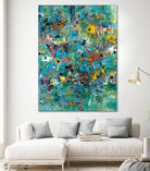 Carpe Diem 3 by Diane Lambin on GIANT ART - yellow abstract