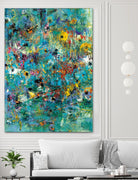 Carpe Diem 3 by Diane Lambin on GIANT ART - yellow abstract