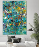 Carpe Diem 3 by Diane Lambin on GIANT ART - yellow abstract