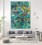 Carpe Diem 3 by Diane Lambin on GIANT ART - yellow abstract