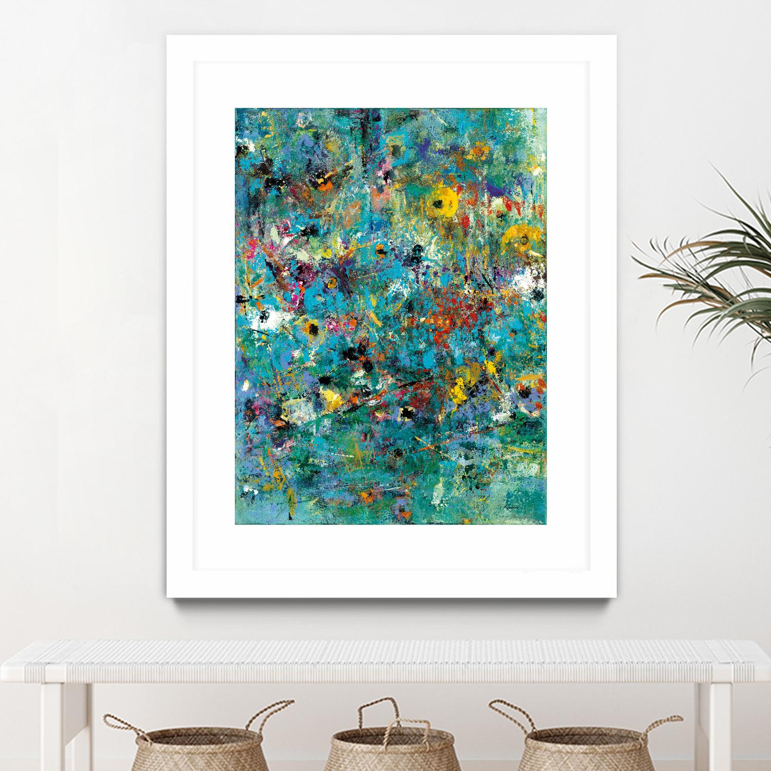 Carpe Diem 3 by Diane Lambin on GIANT ART - green abstract artiste québécois