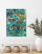 Carpe Diem 3 by Diane Lambin on GIANT ART - green abstract artiste québécois